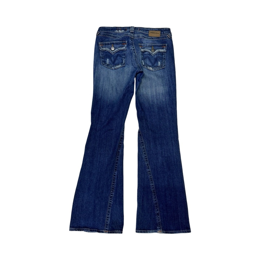 Vigoss Dark Blue Flare Jeans Size 29 Length 33” Rise 8.5”